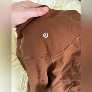 Lululemon Align Wide Leg Pant Size 10 “Saddle Brown”